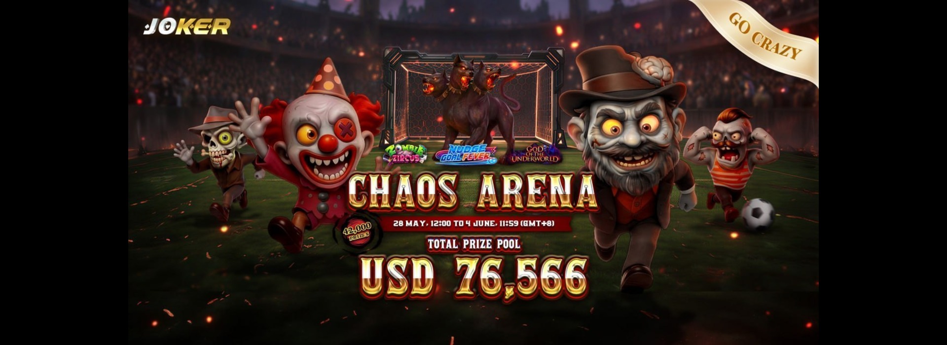Chaos Arena : Joker Go-Crazy Competition